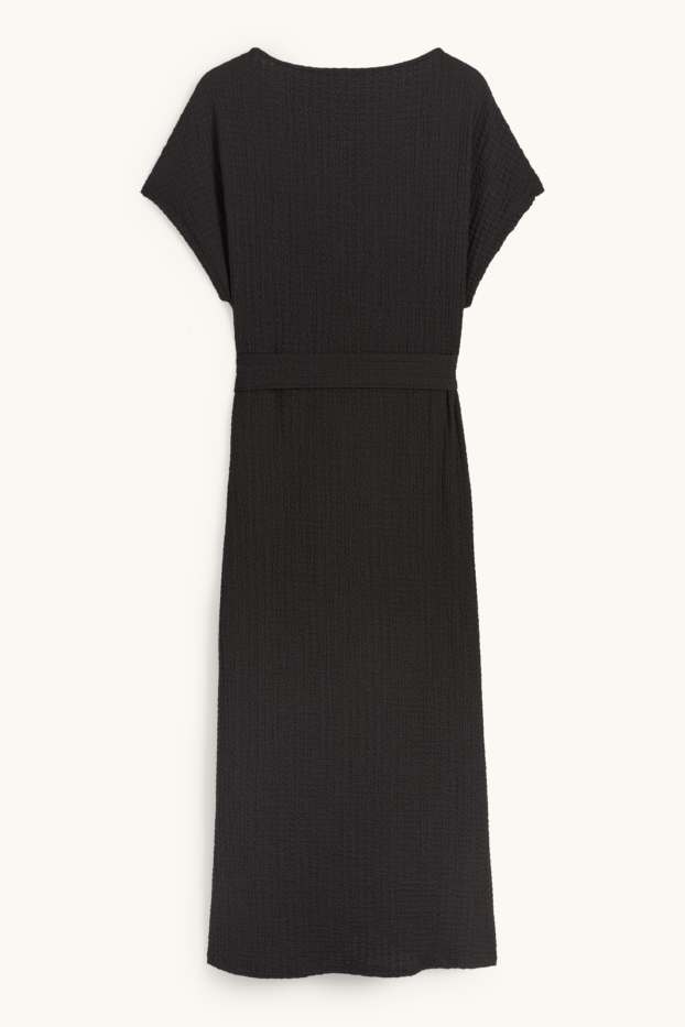 Femei - Rochie-tricou - negru