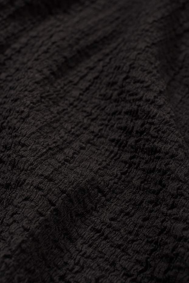 Femei - Rochie-tricou - negru