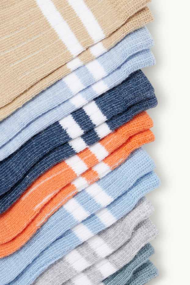 Kinder Buben - Multipack 7er - Socken - blau