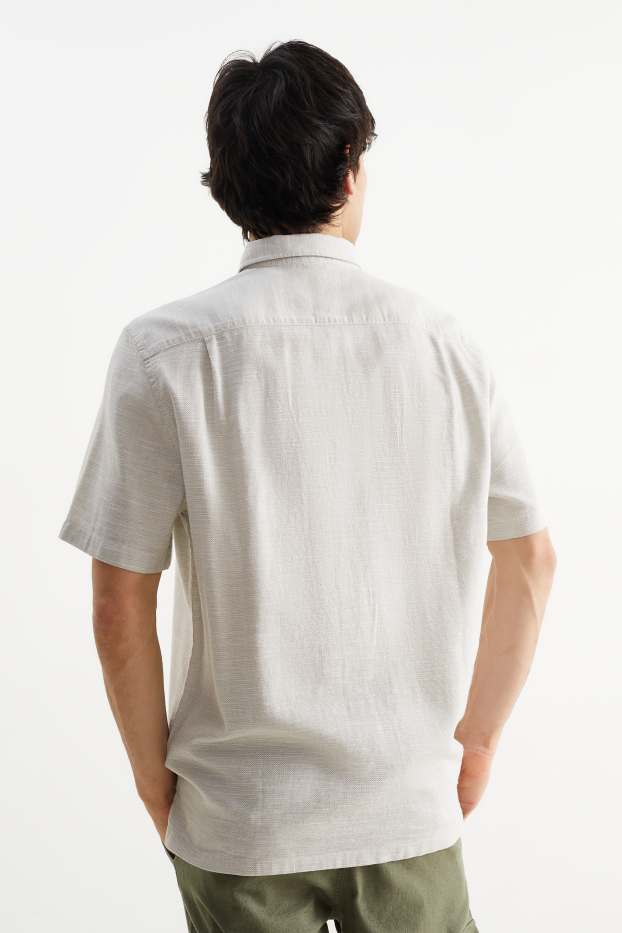 Men - Shirt - regular fit - Kent collar - mint green