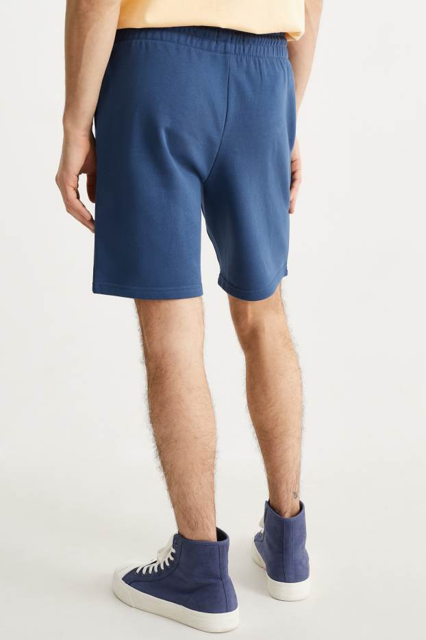 Heren - Sweatshorts - donkerblauw