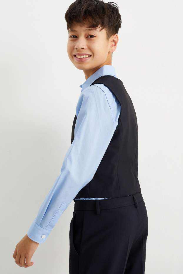 Kinderen: jongens - Gilet uit het combi-systeem - stretch - LYCRA® - donkerblauw