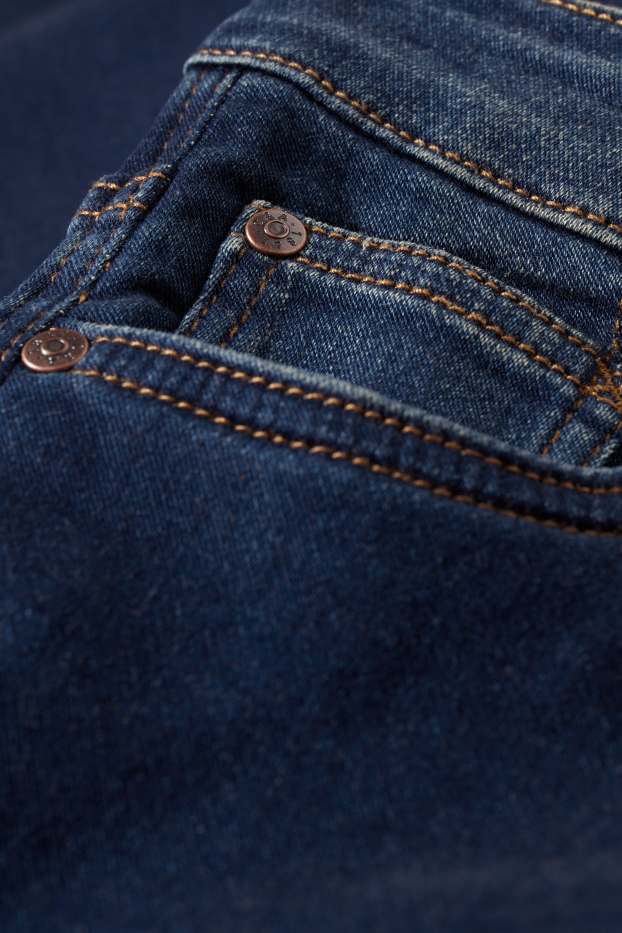 Kinderen: jongens - Skinny jeans - jog denim - jeansdonkerblauw