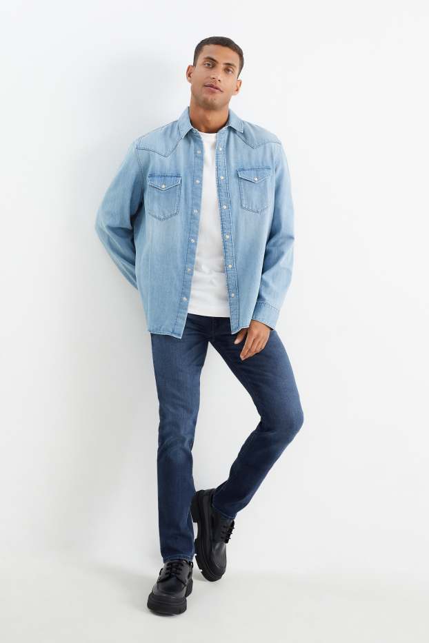 Herren - Premium Denim by C&A - Slim Jeans - LYCRA® - dunkeljeansblau