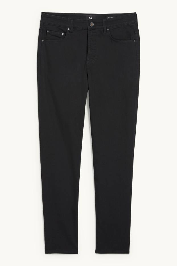 Hommes - Straight jean - LYCRA® - noir