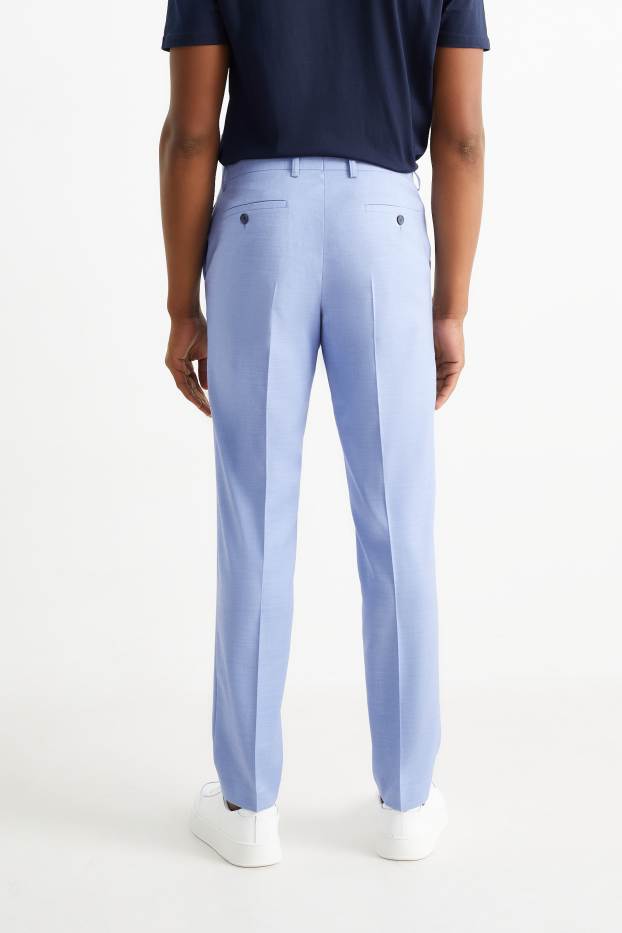 Bărbați - Pantaloni modulari - regular fit - Flex - stretch - LYCRA® - albastru deschis