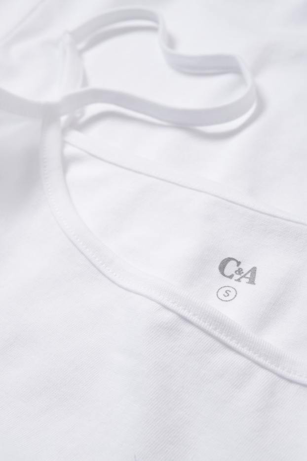 Women - Multipack of 2 - basic top - white / white