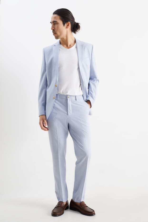 Herren - Baukasten-Hose - Slim Fit - Flex - blau