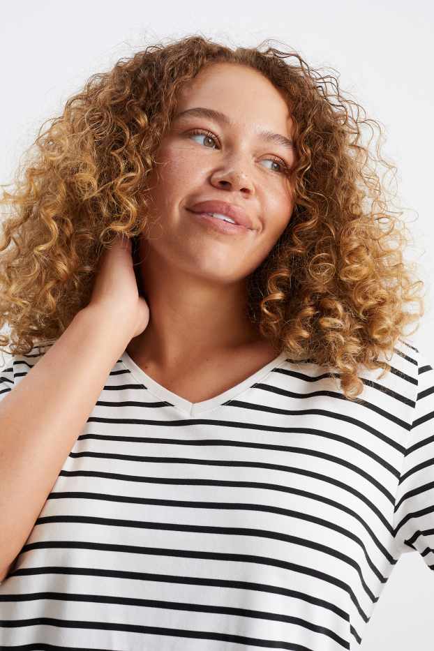 Damen - Multipack 2er - T-Shirt - Stretch - LYCRA® - weiss