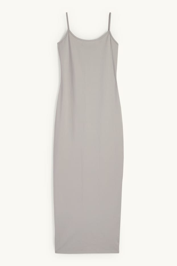 Femmes - Robe moulante - gris