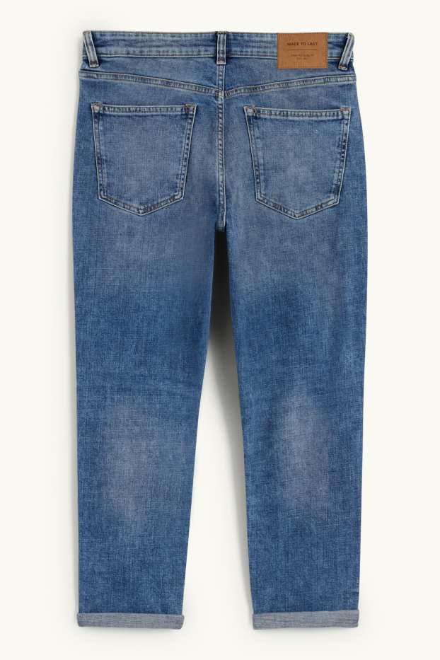 Femmes - Boyfriend jean - mid waist - jean bleu