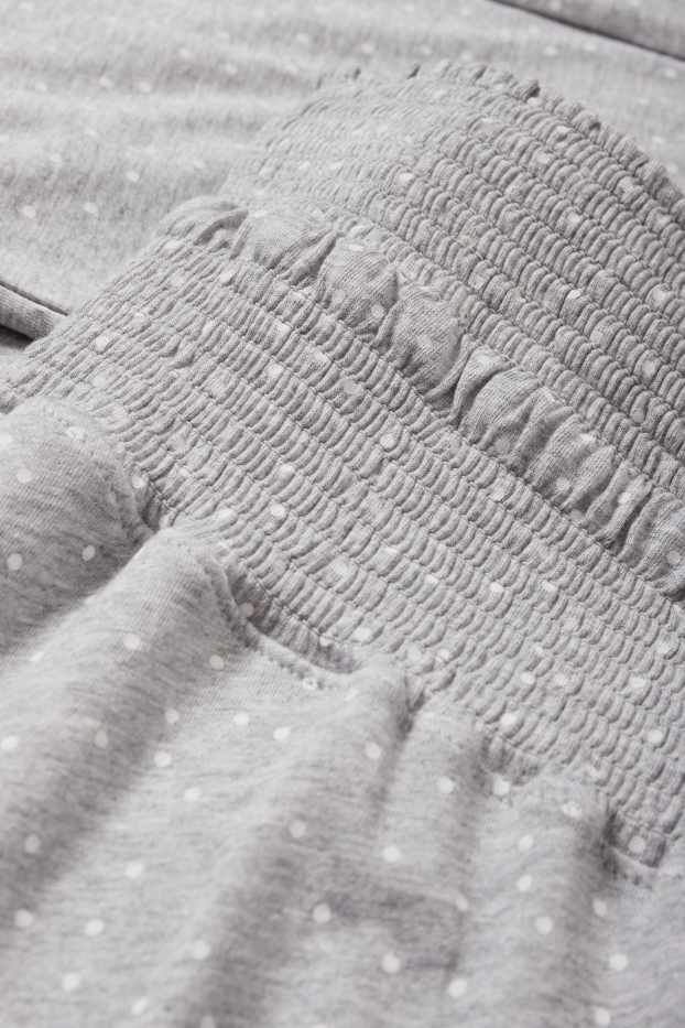 Donna - Pantaloni pigiama premaman - a pois - grigio