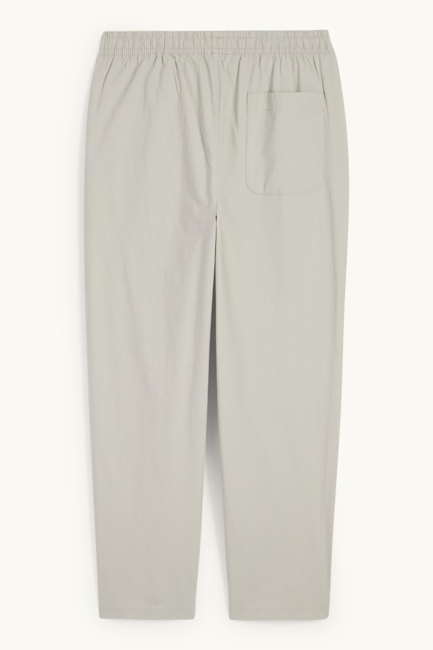 Heren - Chino - tapered fit - grijs