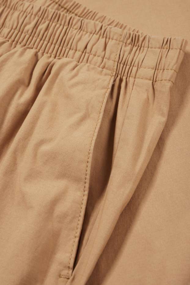 Pánské - Kalhoty chino - tapered fit - béžová