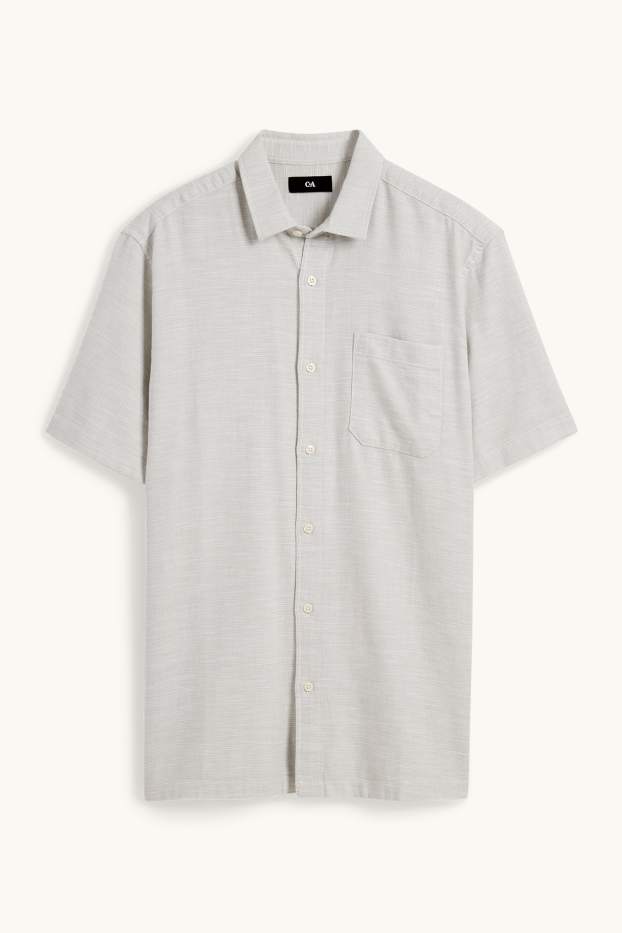 Men - Shirt - regular fit - Kent collar - mint green