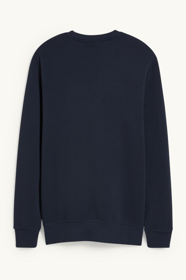 Pánské - Mikina - tmavomodrá