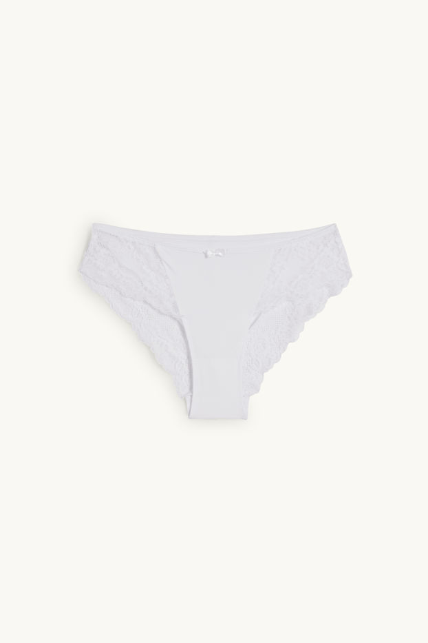 Damen - Slip - weiß