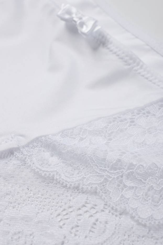 Damen - Slip - weiß