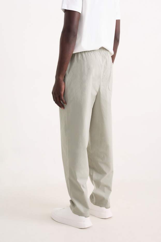 Heren - Chino - tapered fit - grijs