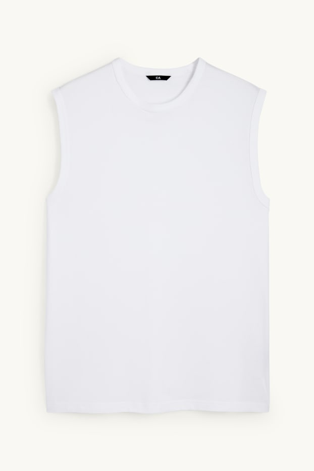 Home - Samarreta sense mànigues - blanc