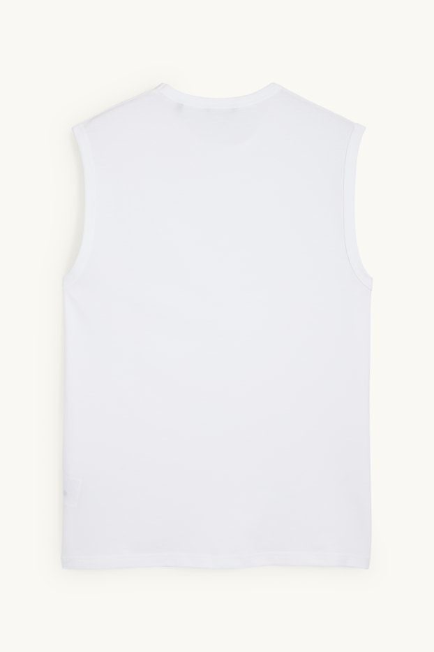 Home - Samarreta sense mànigues - blanc