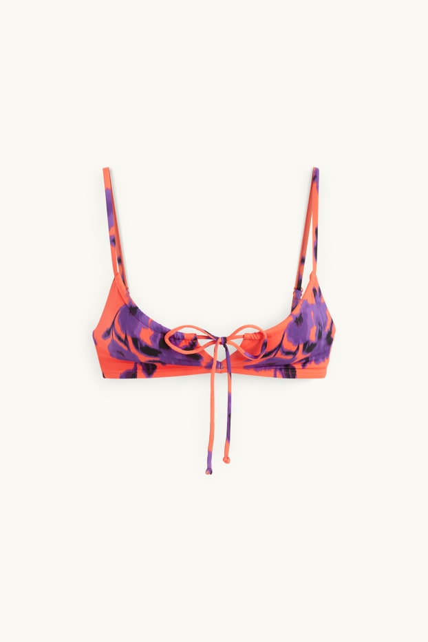 Femmes - Haut de bikini - ampliforme - LYCRA® XTRA LIFE™ - à motif - orange