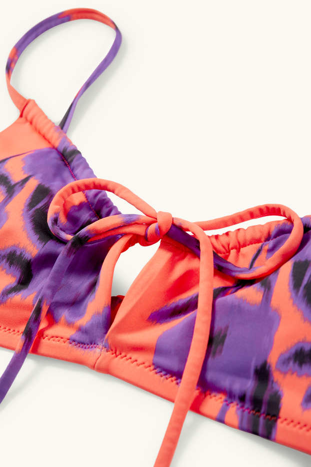 Femmes - Haut de bikini - ampliforme - LYCRA® XTRA LIFE™ - à motif - orange