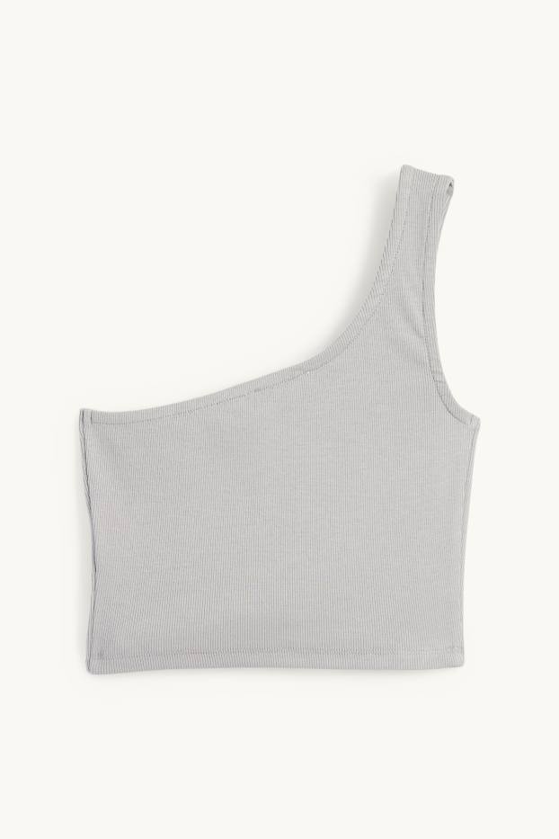 Dona - Top crop - gris
