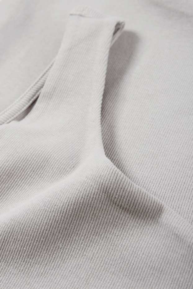 Dona - Top crop - gris