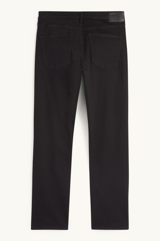 Pánské - Straight jeans - LYCRA® - černá