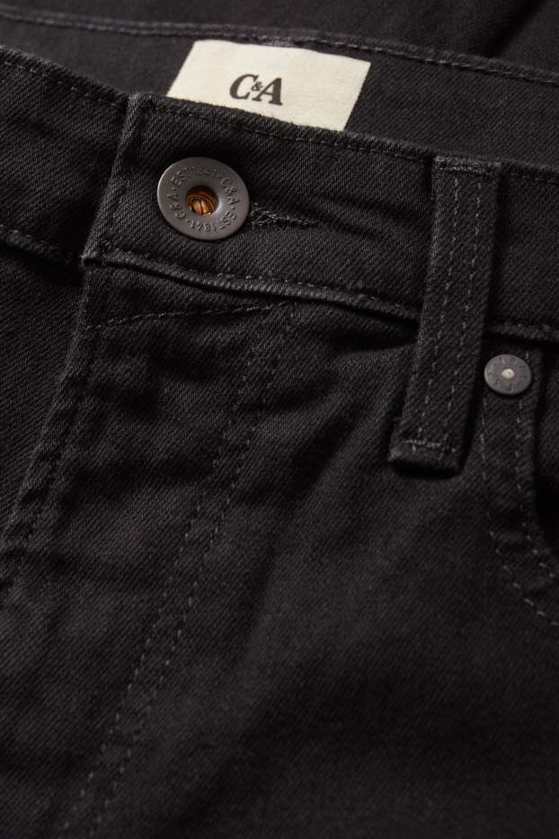 Pánské - Straight jeans - LYCRA® - černá