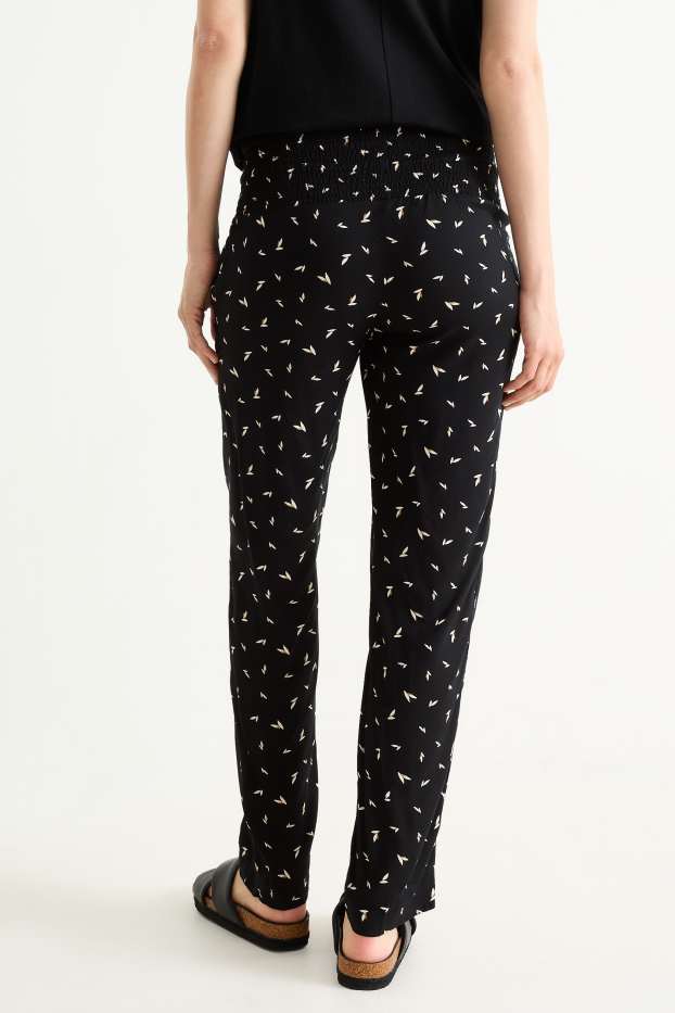 Donna - Pantaloni premaman - fantasia - nero