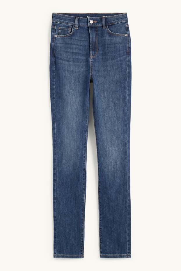 Femei - Slim jeans - talie înaltă - denim-albastru