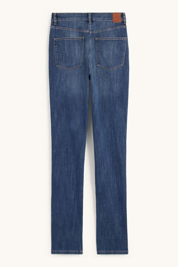 Femei - Slim jeans - talie înaltă - denim-albastru