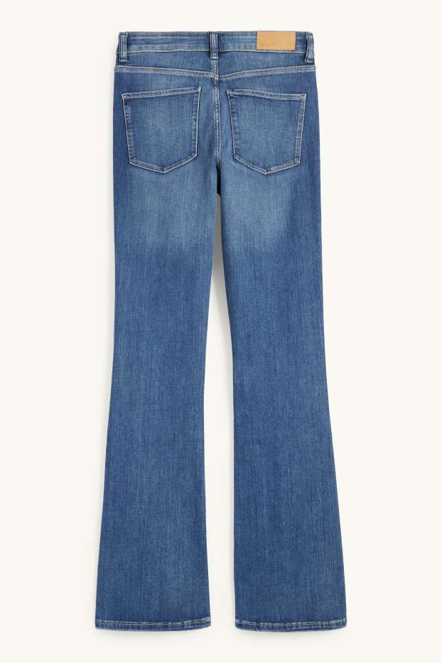 Damen - Bootcut Jeans - Mid Waist - LYCRA® - jeansblau