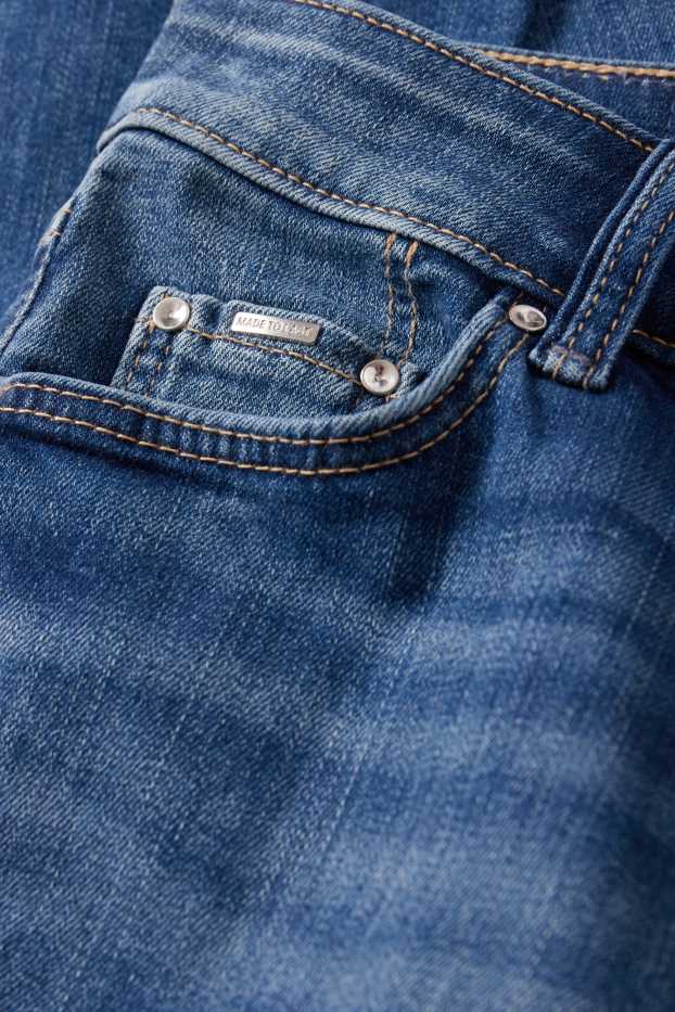 Damen - Bootcut Jeans - Mid Waist - LYCRA® - jeansblau