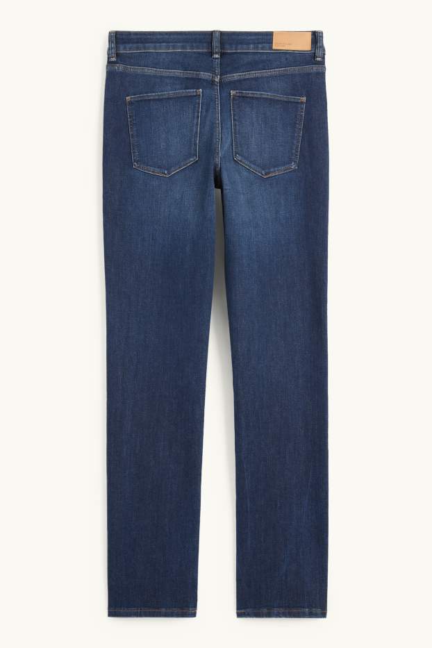 Dona - Straight jeans - mid waist - LYCRA® - texà blau