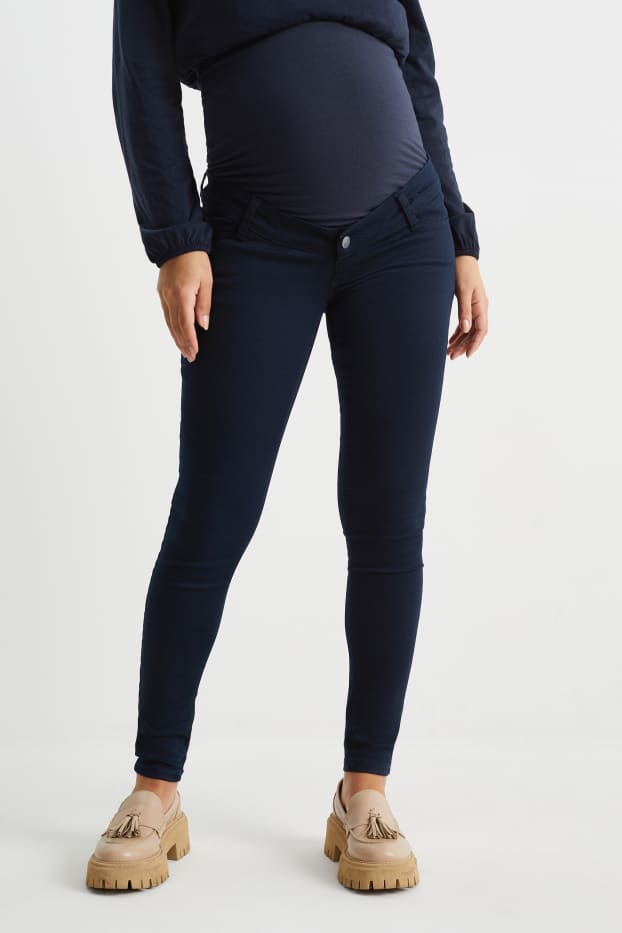 Women - Maternity trousers - skinny fit - LYCRA® - dark blue