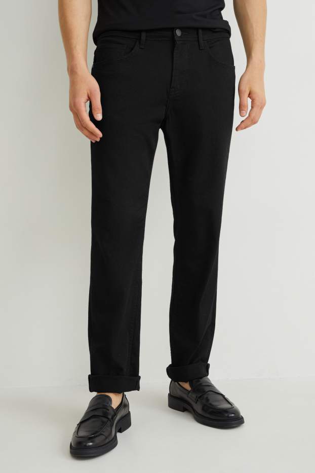 Herren - Hose - Regular Fit - schwarz
