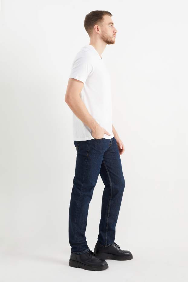 Hommes - Straight jean - jean bleu foncé
