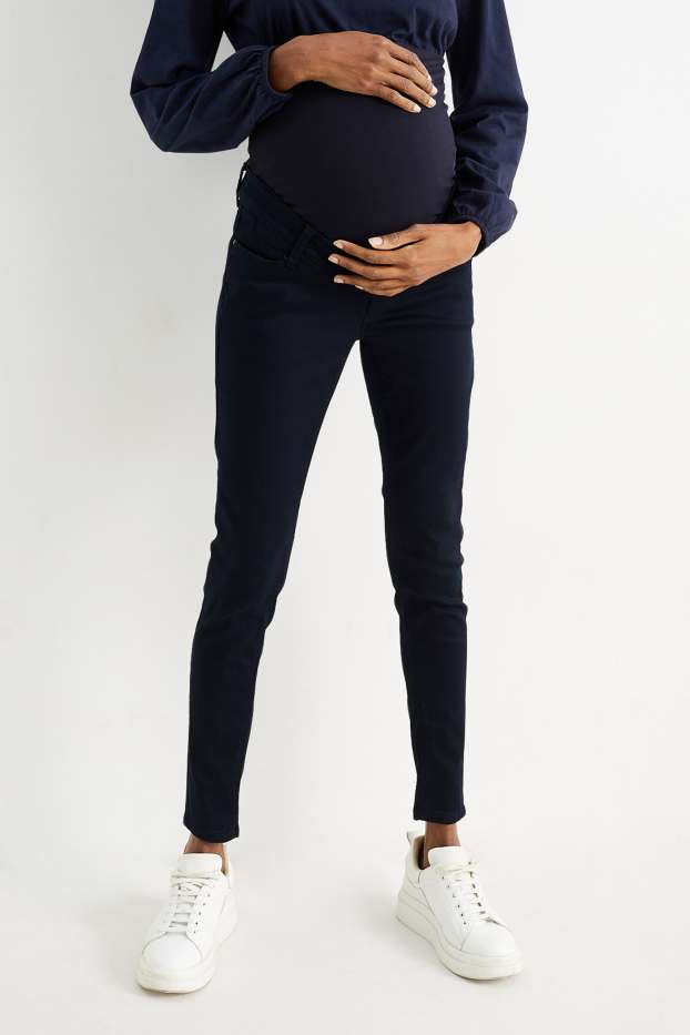 Donna - Jeans premaman - taglio skinny - LYCRA® - blu scuro