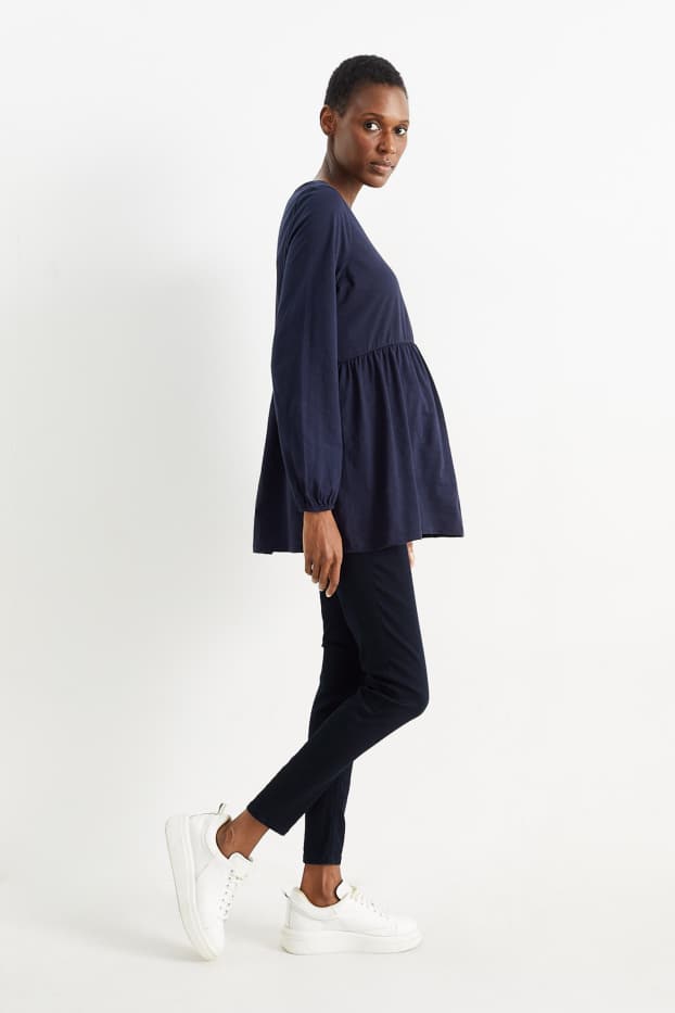 Donna - Jeans premaman - taglio skinny - LYCRA® - blu scuro