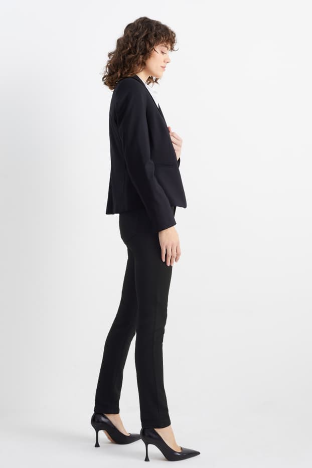 Dona - Straight jeans - high waist - negre