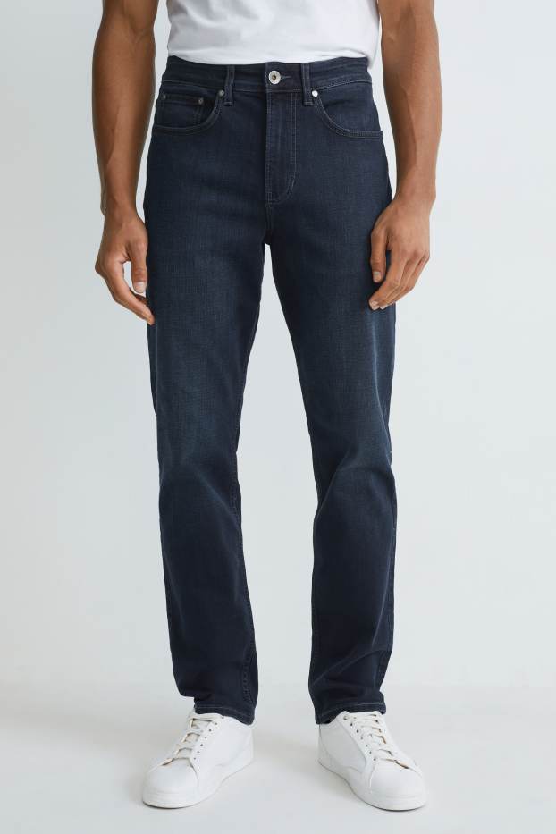 Uomo - Straight jeans - LYCRA® - jeans blu scuro