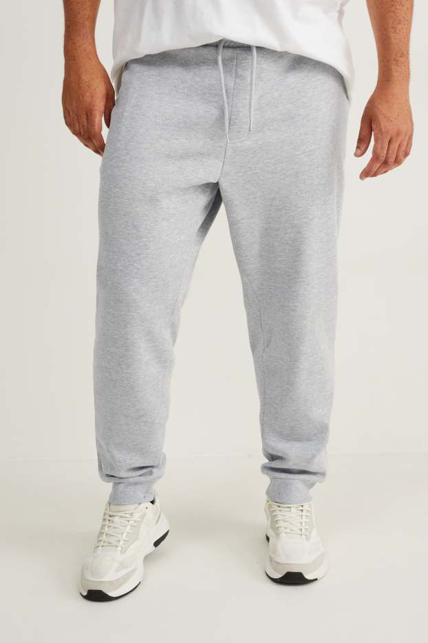 Heren - Joggingbroek - licht grijs-mix