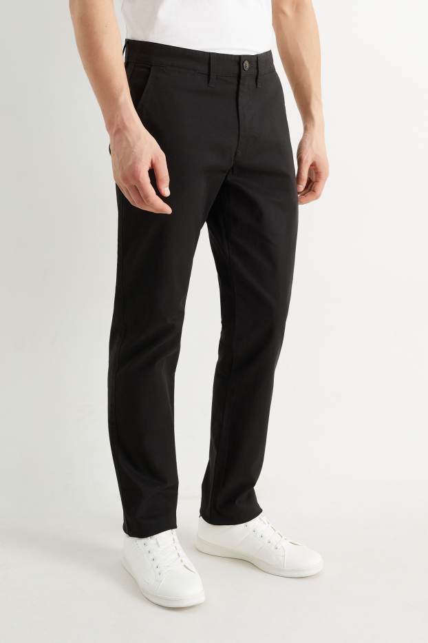 Home - Pantalons xinos - regular fit - negre