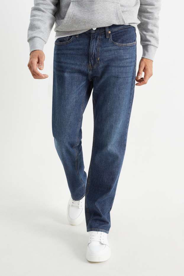 Herren - Regular Jeans - LYCRA® - dunkeljeansblau