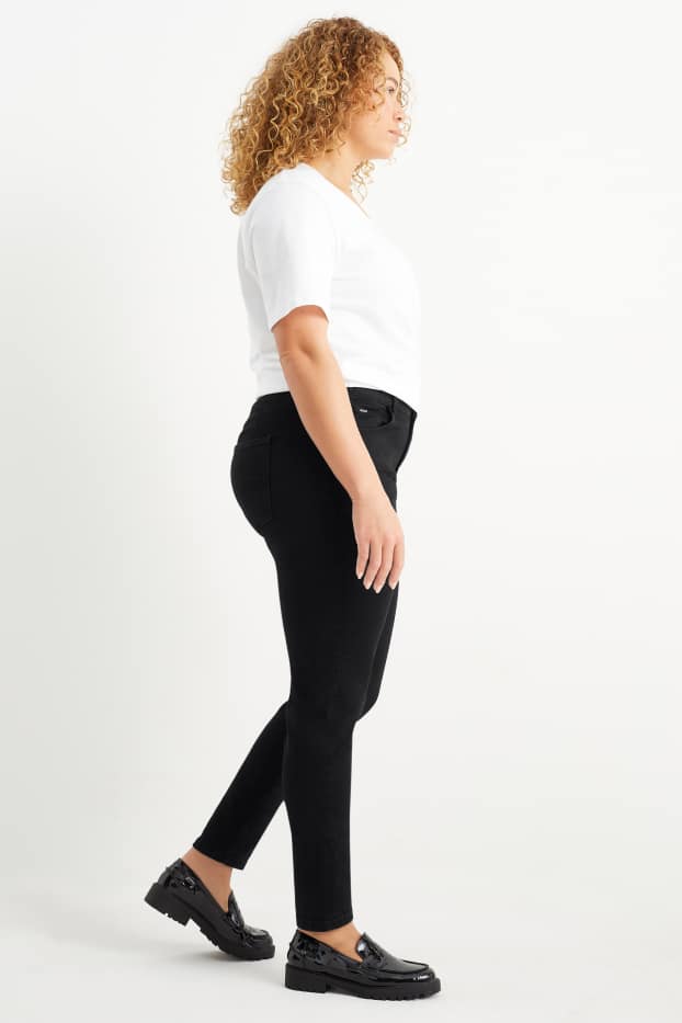 Femmes - Skinny jean - mid waist - shaping jean - LYCRA® - noir