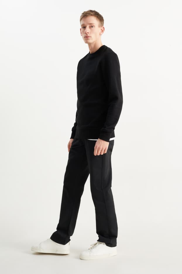 Heren - Broek - regular fit - zwart