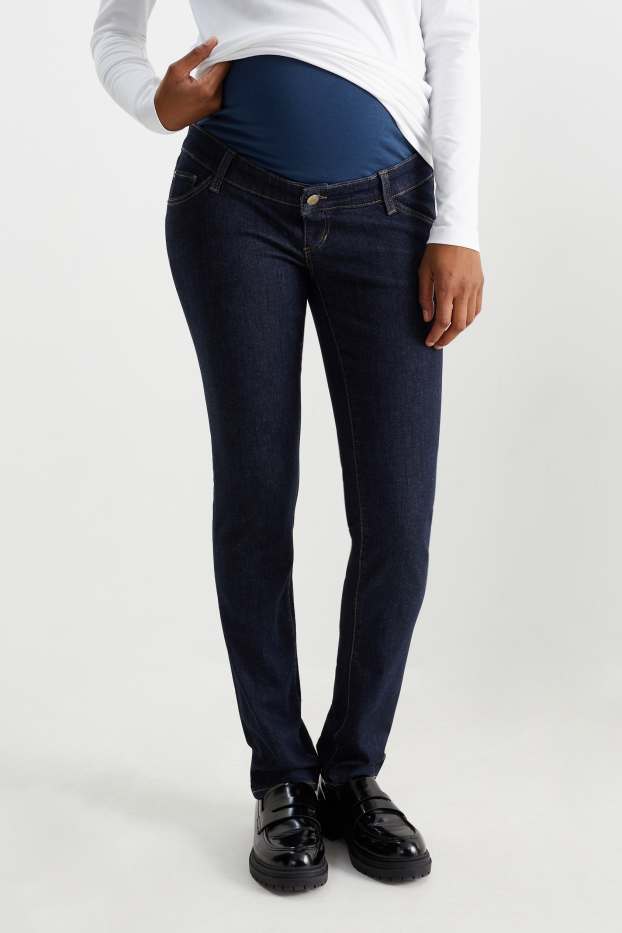 Donna - Jeans premaman - slim fit - LYCRA® - jeans blu scuro